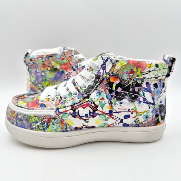 Billy Kids Classic DR High II Sneaker US 1 Extra Wide EU 32 Multi-color NIB - Picture 8 of 13